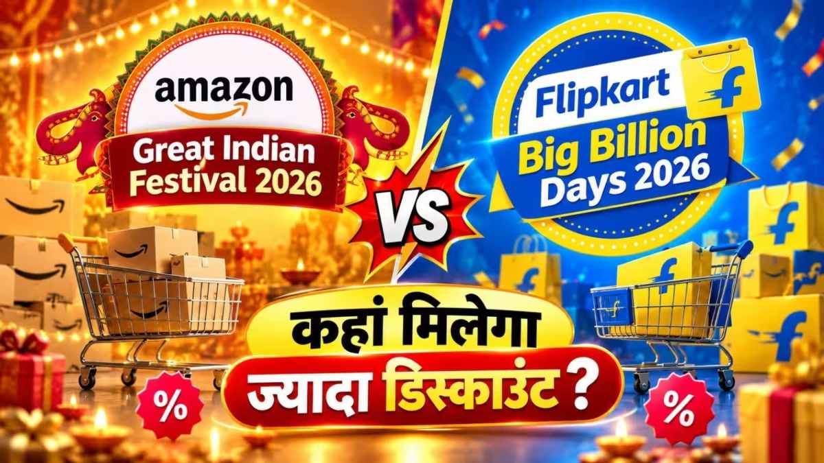 8 अक्टूबर से शुरू होगी Amazon, 9 से Flipkart की सेल; जानिए कहां और कैसे मिलेगी ज्यादा छूट ?