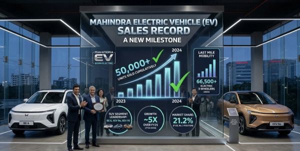 महिंद्रा ने भारत में गाड़ा झंडा, मात्र 12 महीने में बेचीं 50,000 से ज्यादा इलेक्ट्रिक SUV