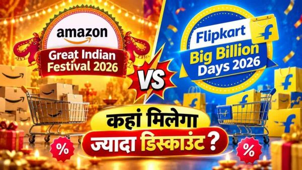 8 अक्टूबर से शुरू होगी Amazon, 9 से Flipkart की सेल; जानिए कहां और कैसे मिलेगी ज्यादा छूट ?