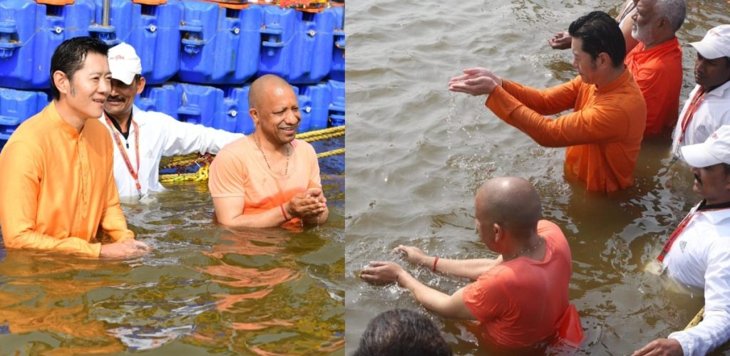 महाकुंभ 2025 : भूटान नरेश ने संगम में लगाई डुबकी, सीएम योगी ने भी लिया मां गंगा का आशीर्वाद, अक्षयवट के लिए हुए रवाना