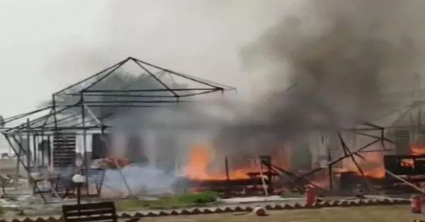 महाकुंभ में फिर से लगी आग, कई टेंट जलकर हुए राख