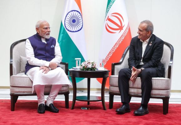 ईरान के राष्ट्रपति से मिले पीएम मोदी, जंग के बाद पहली मुलाकात
