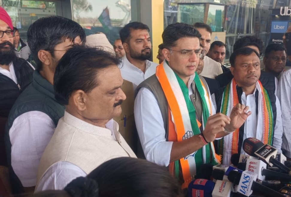 रायपुर में सचिन पायलट ने उठाए मनरेगा और सुरक्षा के सवाल, भाजपा सरकार पर साधा निशाना