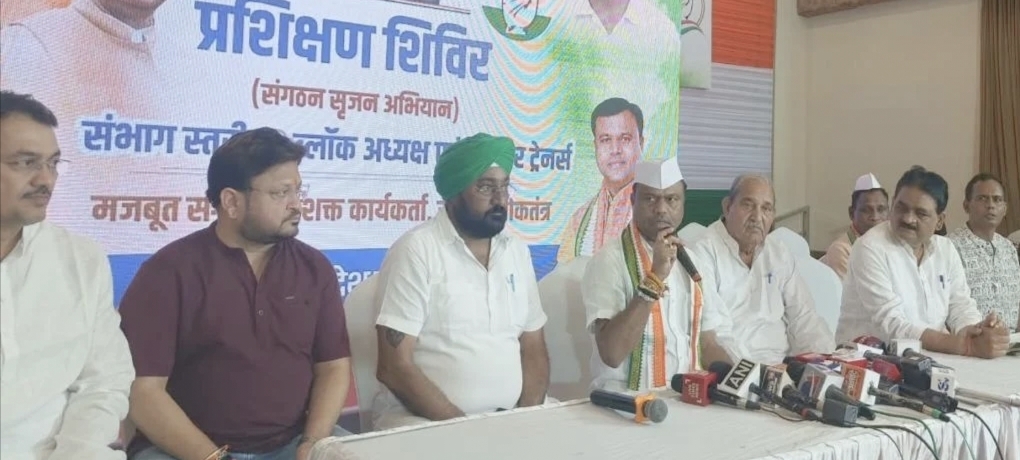 307 ब्लॉक अध्यक्षों को मिला प्रशिक्षण, दीपक बैज ने BJP सरकार पर साधा निशाना; बोले-