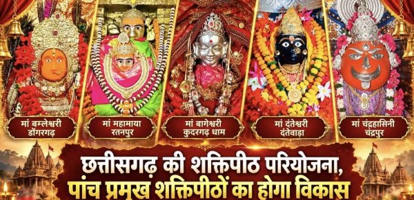 छत्तीसगढ़ की शक्तिपीठ परियोजना: पांच प्रमुख शक्तिपीठों का होगा विकास