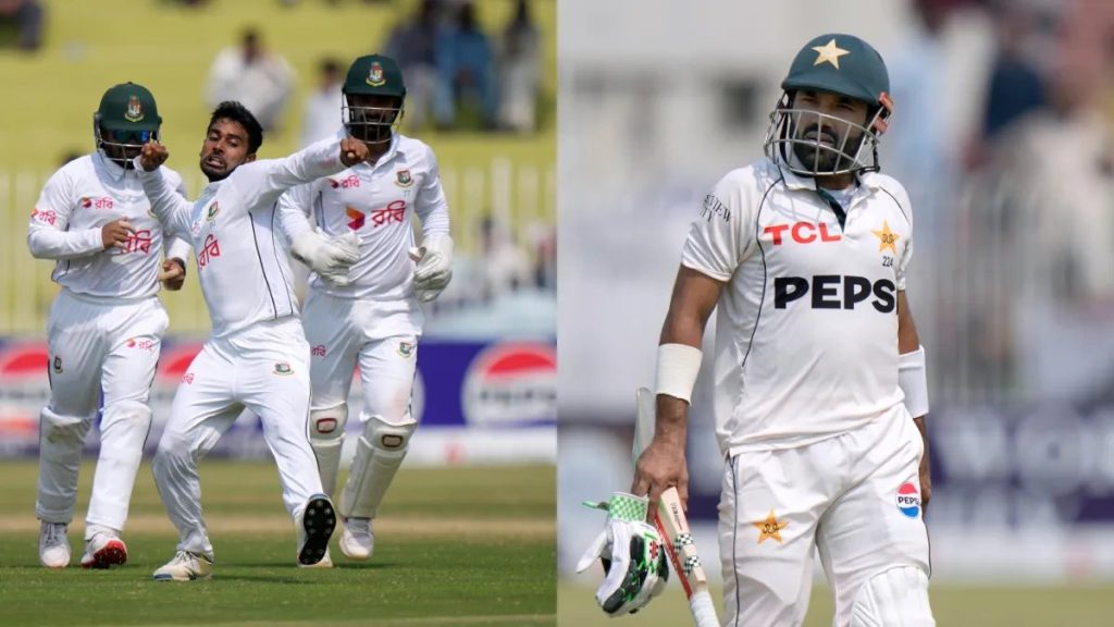 बांग्लादेश ने रचा इतिहास, टेस्ट क्रिकेट में पहली बार पकिस्तान को हराया, सीरीज में 1-0 से बनाई बढ़त
