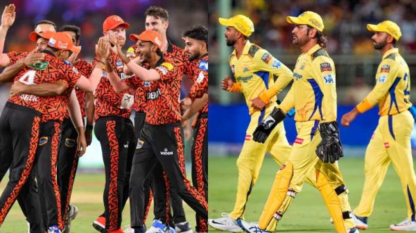 हैदराबाद ने चेन्नई को 6 विकेट से हराया, CSK की लगातार दूसरी हार
