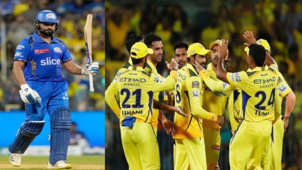 सीजन के पहले &lsquo;एल क्लासिको&rsquo; मुकाबले में चेन्नई ने मुंबई को हराया, बेकार गया रोहित का शतक