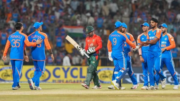 भारत ने पहले टी20 में बांग्लादेश को 7 विकेट से हराया, अर्शदीप और वरुण ने झटके 3-3 विकेट