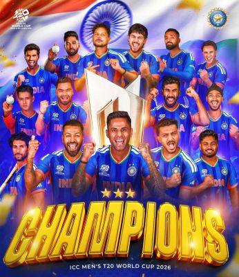 टीम इंडिया बनी बैक-टू-बैक टी20 वर्ल्ड कप चैंपियन, फाइनल में न्यूजीलैंड को 96 रन से हराया