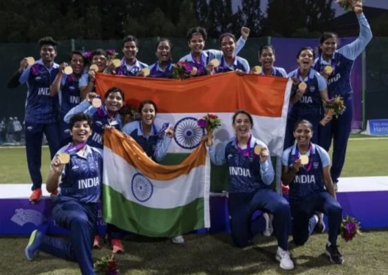 भारत ने रचा इतिहास, एशियन गेम्स में लगातार दूसरी बार महिला क्रिकेट टीम ने जीता गोल्ड मेडल