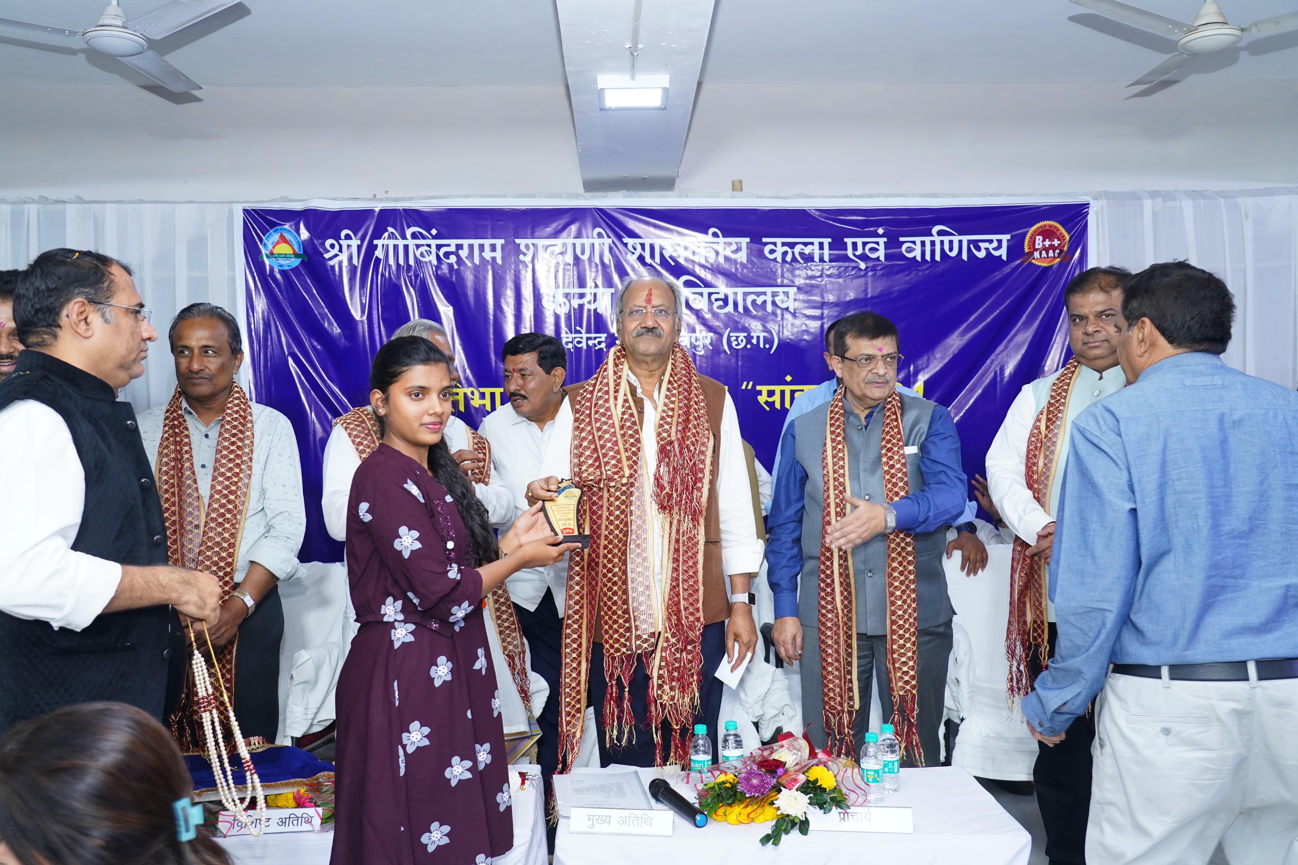 श्री गोबिंदराम शदाणी शासकीय कला एवं वाणिज्य कन्या महाविद्यालय को शिक्षा मंत्री बृजमोहन अग्रवाल का तोहफा