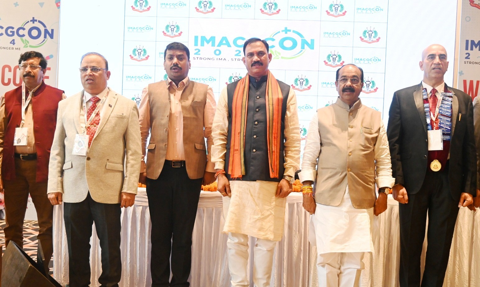 आईएमए के राष्ट्रीय अधिवेशन में शामिल हुए उप मुख्यमंत्री अरुण साव और स्वास्थ्य मंत्री श्याम बिहारी जायसवाल