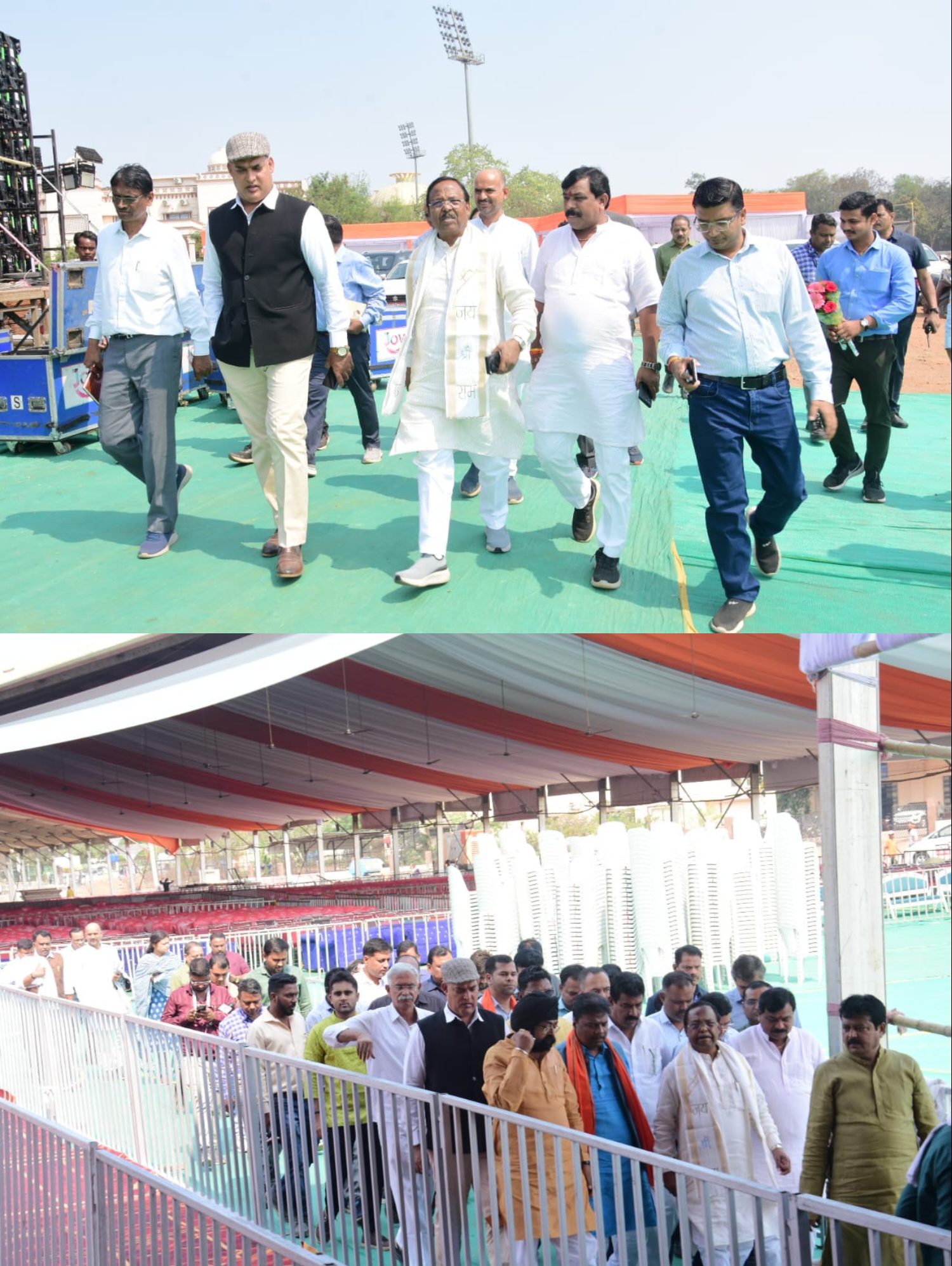 राजधानी रायपुर में 09 मार्च को किसानों का महाकुंभ, केंद्रीय रक्षा मंत्री श्री राजनाथ सिंह होंगे शामिल, कृषि मंत्री श्री नेताम ने साइंस कॉलेज मैदान में तैयारियों का लिया जायजा