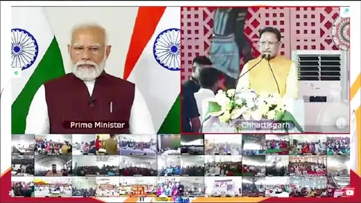 महतारी वंदन योजना की पहली किस्त जारी : प्रधानमंत्री ने 70 लाख महिलाओं के खाते में ट्रांसफर किए 655 करोड़