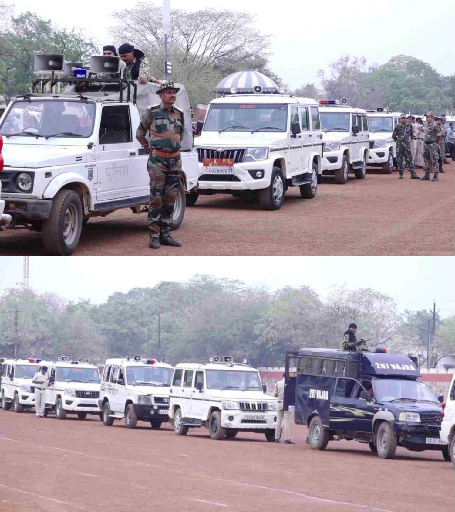 लोकसभा चुनाव 2024 : पुलिस और जिला प्रशासन ने निकाला फ्लैग मार्च, एसपी बोले &ndash; चुनाव के लिए हैं तैयार