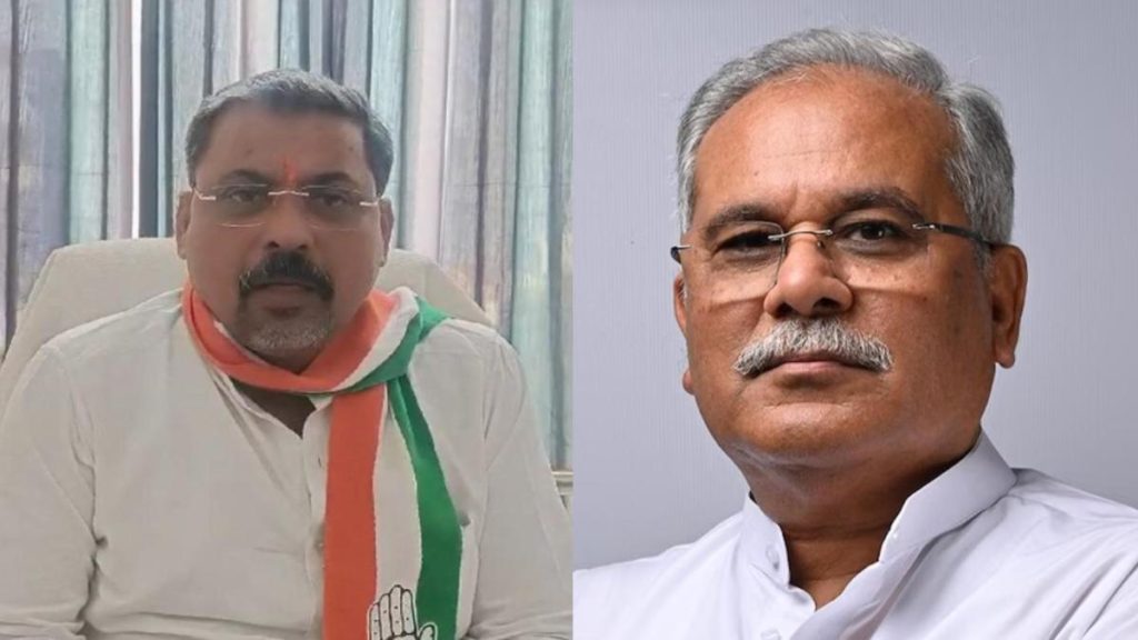 कांग्रेस की कांग्रेस से ही ठनी, पूर्व महामंत्री ने पूर्व CM भूपेश बघेल को भेजा मानहानि का नोटिस