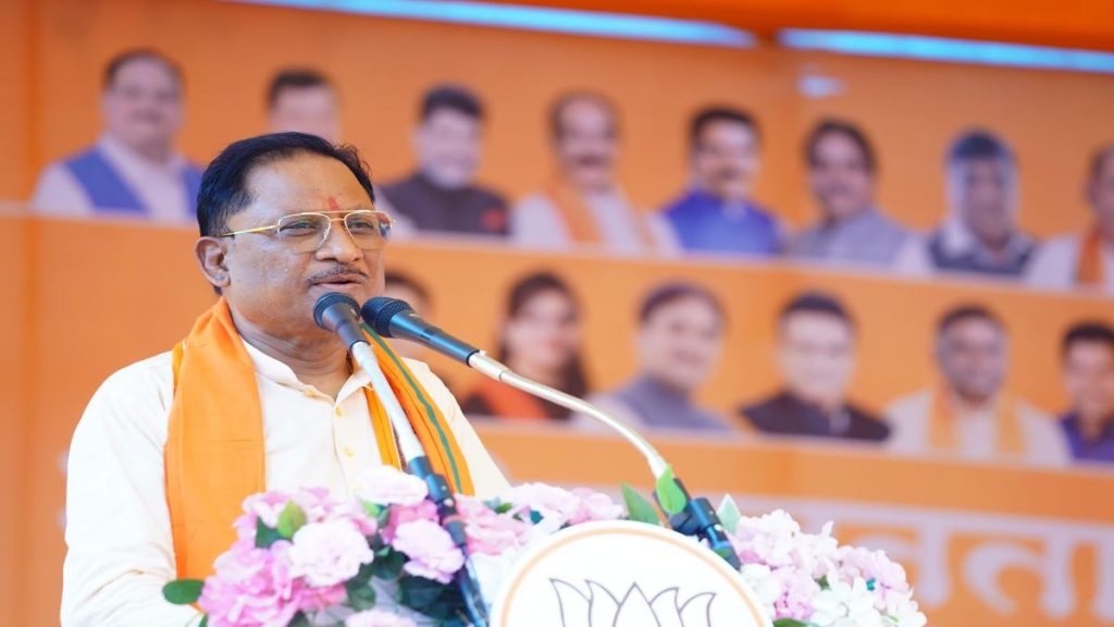 CM साय ने कांग्रेस को फिर दी खुद पर लाठी मारने की चुनौती, बोले- मोदी पर लाठी, छत्तीसगढ़ की जनता पर लाठी चलाने जैसा