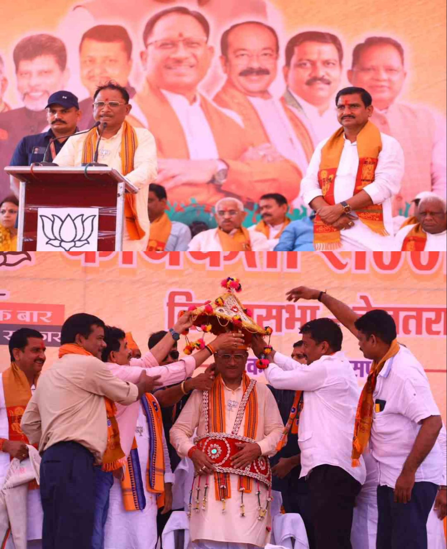 बिलासपुर में गरजे सीएम साय, कहा &ndash; हार सामने देखते हुए मोदी पर अमर्यादित बयान दे रहे कांग्रेसी नेता, मुलायम गद्दे में सोने वाले भ्रष्टाचारी आज जेल की खा रहे हवा