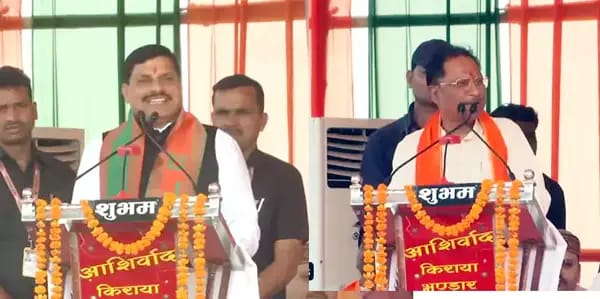 मध्यप्रदेश के मुख्यमंत्री ने कहा भाजपा के विष्णु, मोहन और भजन करेंगे कमाल