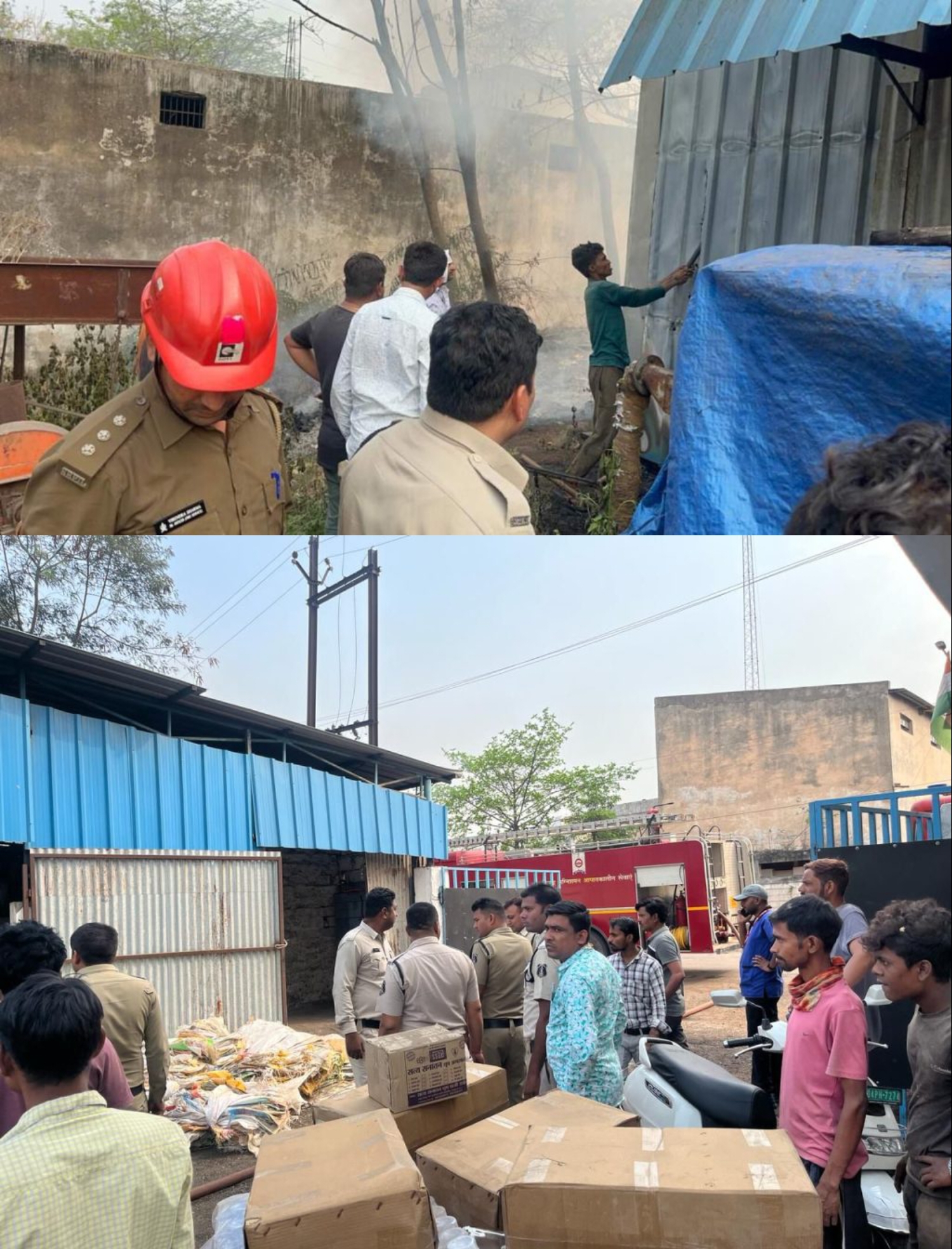 राजधानी के अगरबत्ती फैक्ट्री में लगी भीषण आग, मची अफरा-तफरी, लाखों का सामान जलकर खाक