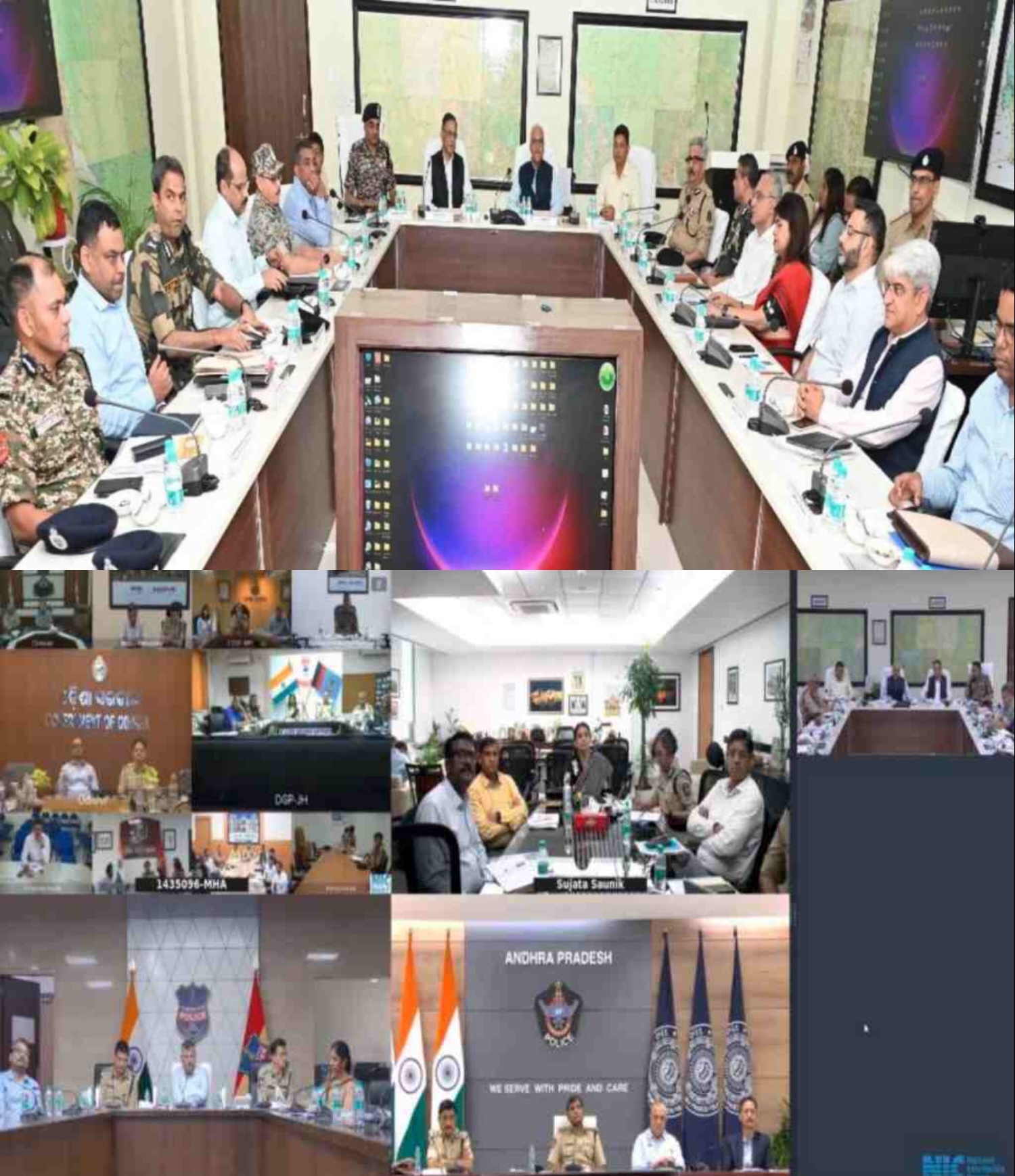 शांति से चुनाव कराने बनाई रणनीति, केन्द्रीय गृह सचिव ने ली अफसरों की बैठक