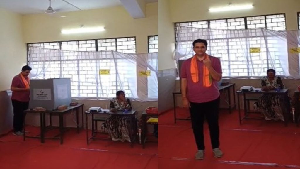 पूर्व सांसद अभिषेक सिंह ने डाला वोट, कहा- एकतरफा जीत रही भाजपा, भूपेश बघेल के चुनाव लड़ने से बीजेपी को ही हुआ फायदा