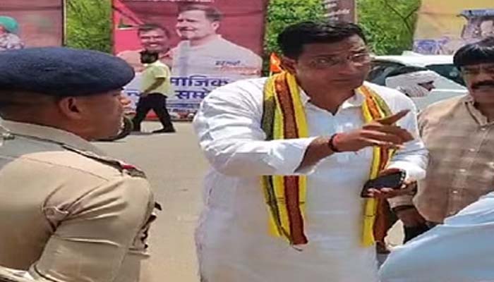 प्रशासन और कांग्रेस प्रत्याशी देवेंद्र यादव के बीच कहासुनी के बाद FIR दर्ज