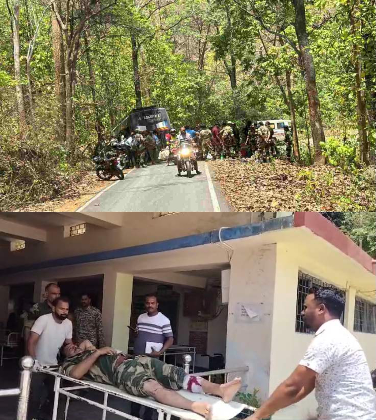 चुनाव ड्यूटी के दौरान हादसा : पेड़ से टकराई BSF जवानों से भरी बस, 17 घायल, 4 की हालत गंभीर