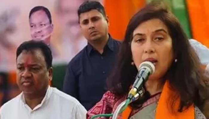 महिला न्याय की बात करना कांग्रेस का एक नाटक है: सरोज पांडे