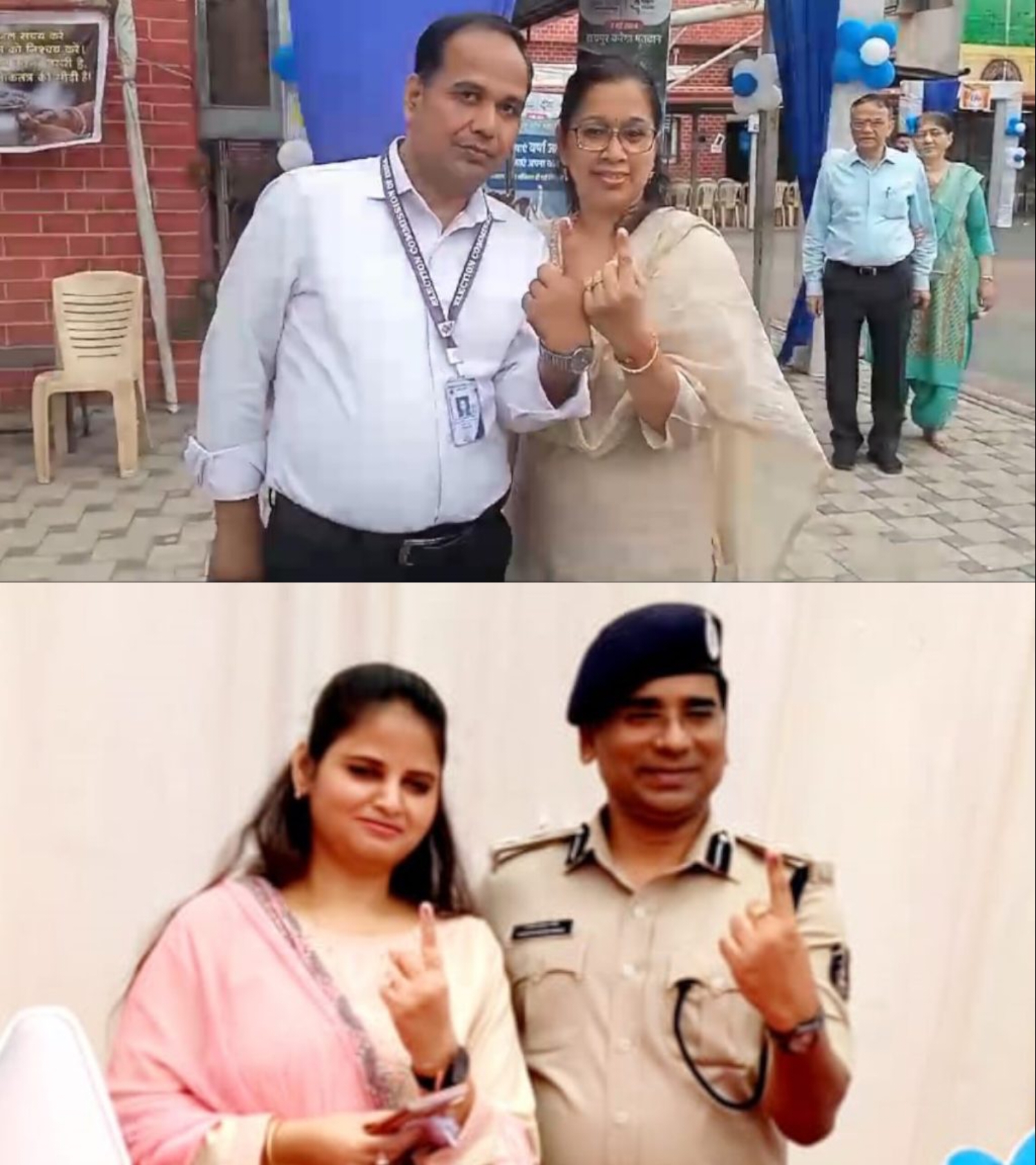 रायपुर कलेक्टर-एसएसपी ने किया सपत्नीक मतदान, मतदाताओं से की बढ़-चढ़कर मतदान करने की अपील&hellip;