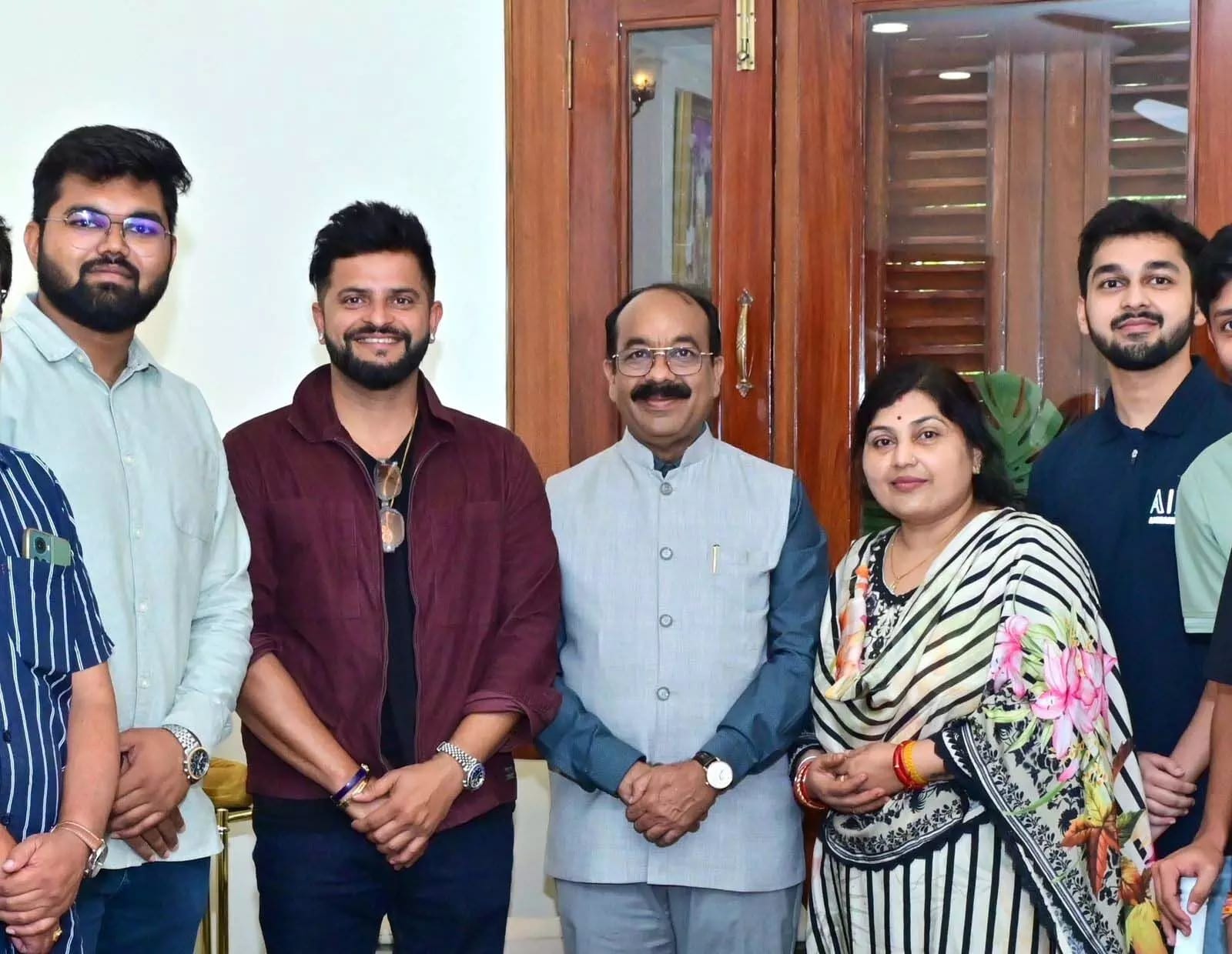 सुरेश रैना बने छत्तीसगढ़ क्रिकेट प्रीमियर लीग के ब्रांड एंबेसडर, डिप्&zwj;टी CM अरुण साव से की मुलाकात