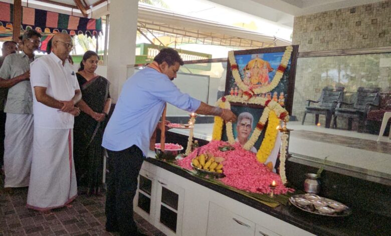 उप-मुख्यमंत्री शर्मा ने तमिलनाडु पहुंचकर आईजी सुंदरराज के पिता को दी श्रद्धांजलि