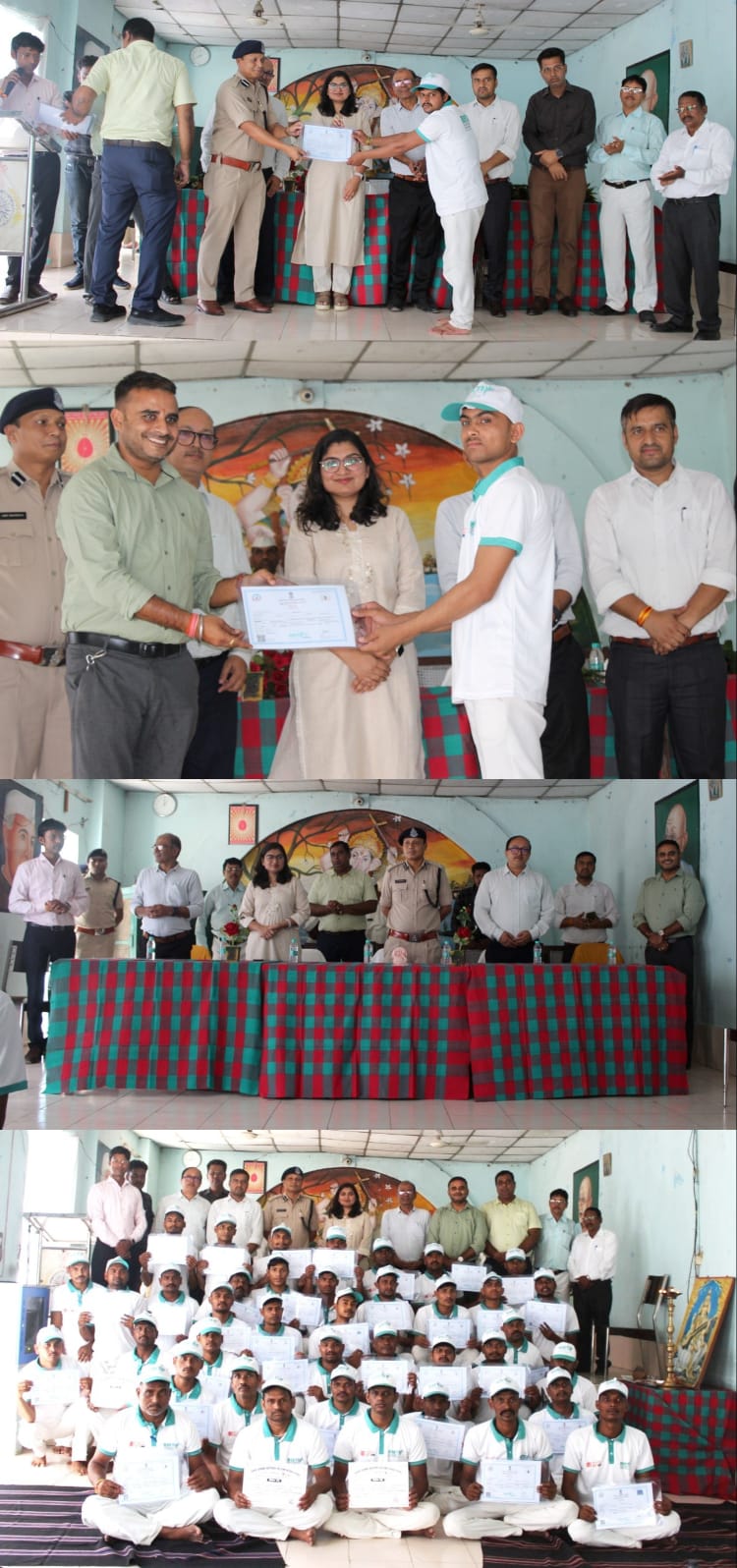 केन्द्रीय जेल रायपुर में बंदी कैदियों को सीसीटीवी इंस्टालेशन प्रशिक्षण कार्यक्रम