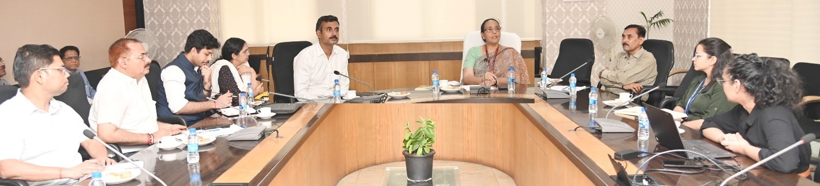 छत्तीसगढ़ विजन डॉक्यूमेंट : केन्द्रीय नीति आयोग की सलाहकार निधि छिब्बर ने ली प्रगति की जानकारी