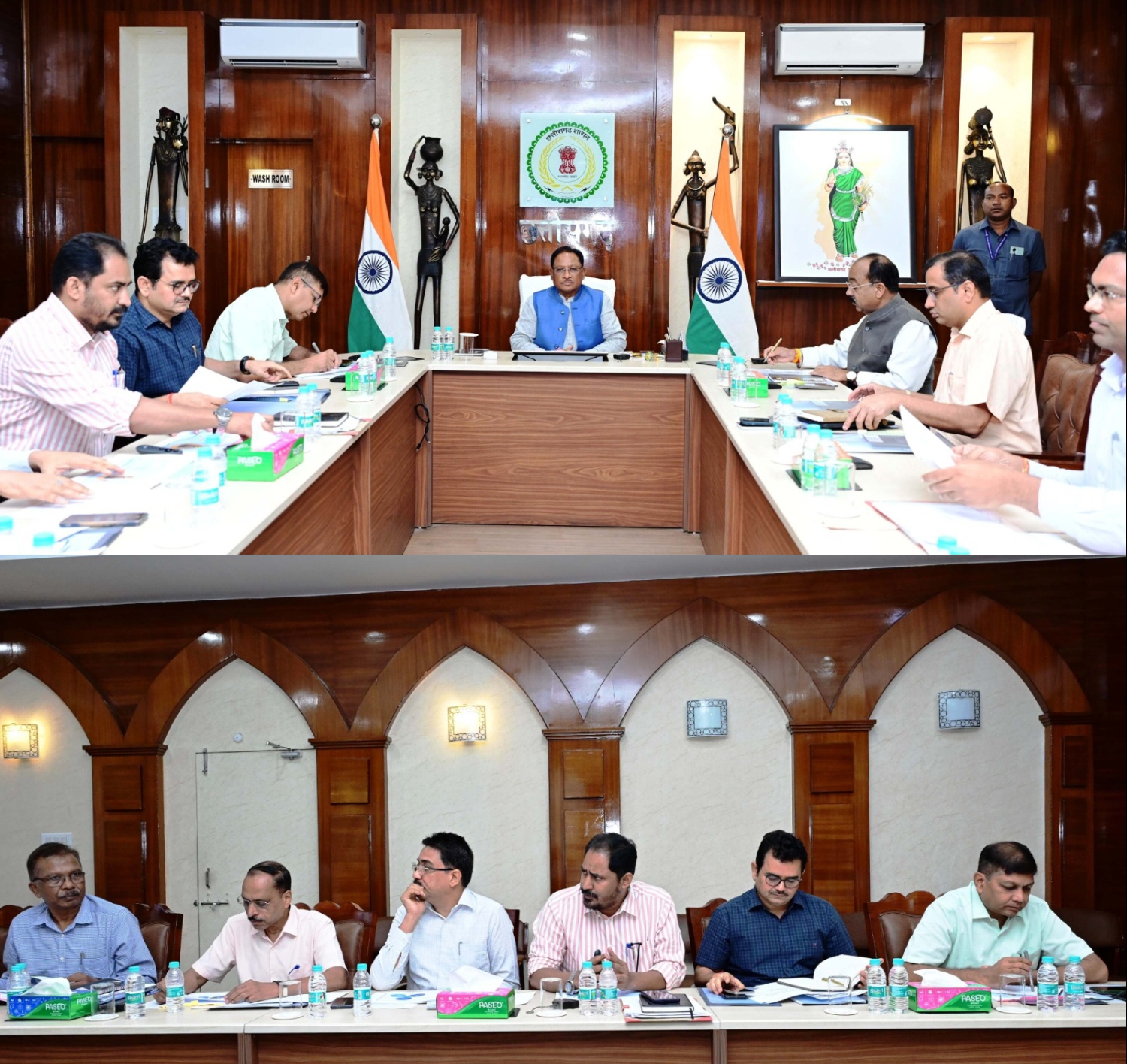 मुख्यमंत्री साय ने की जल जीवन मिशन के कार्यों की समीक्षा, बरसात में स्वच्छ पेयजल की पुख्ता व्यवस्था के दिए निर्देश