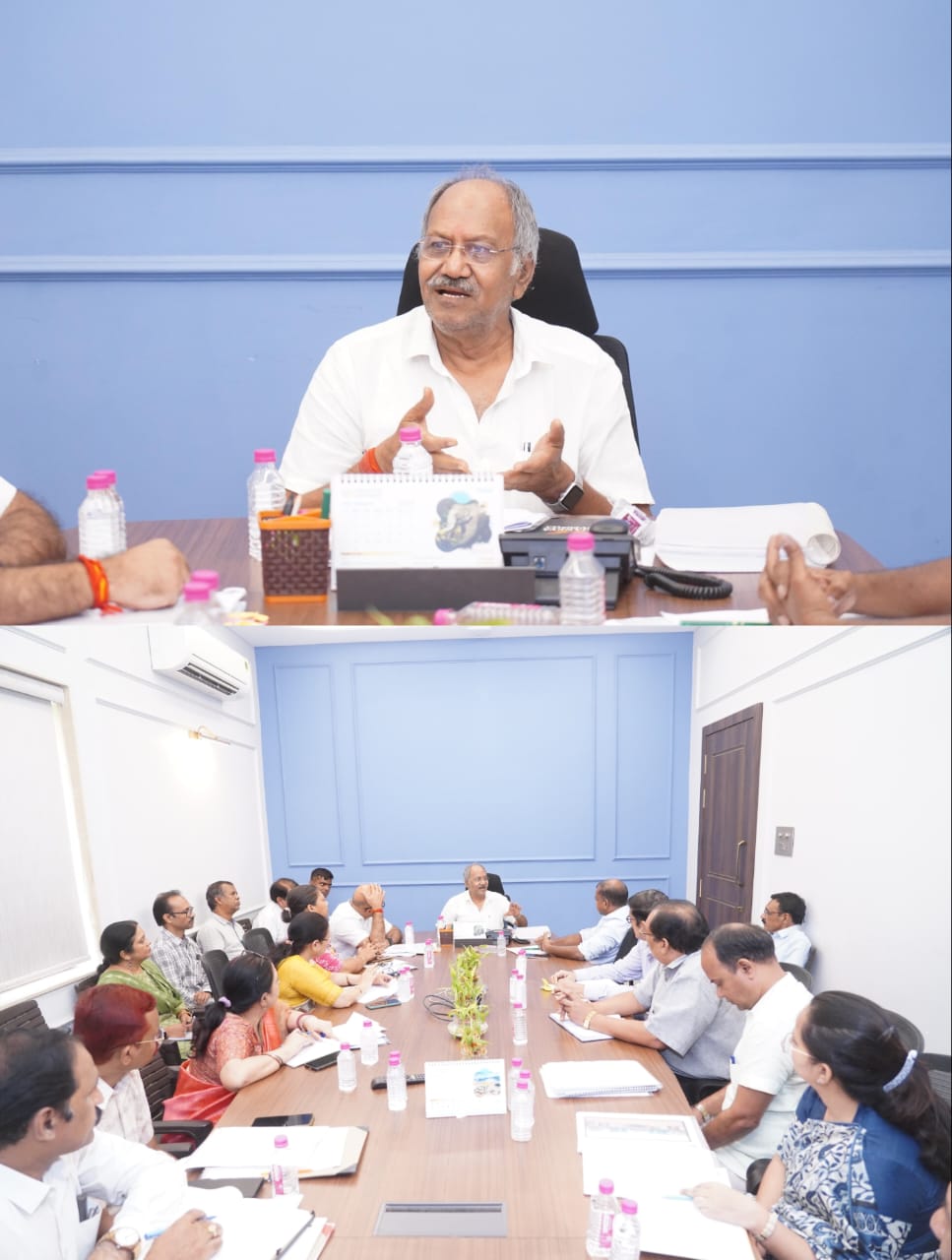 बृजमोहन अग्रवाल ने उच्च शिक्षा, पर्यटन एवं संस्कृति, धार्मिक न्यास एवं धर्मस्व विभाग की समीक्षा बैठक ली