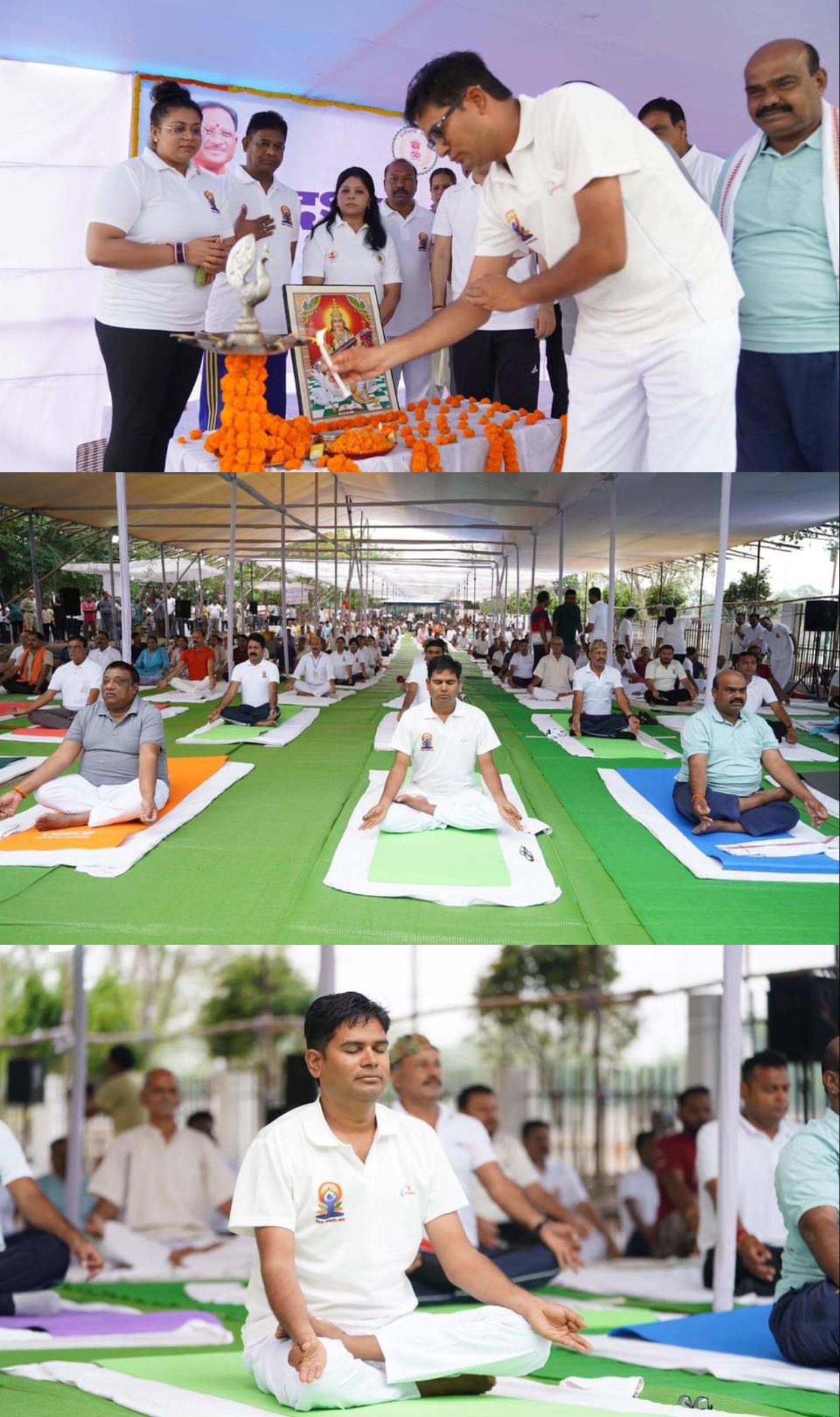 योग को अपनी जीवन शैली का हिस्सा बनाने का लें संकल्प - ओ. पी. चौधरी