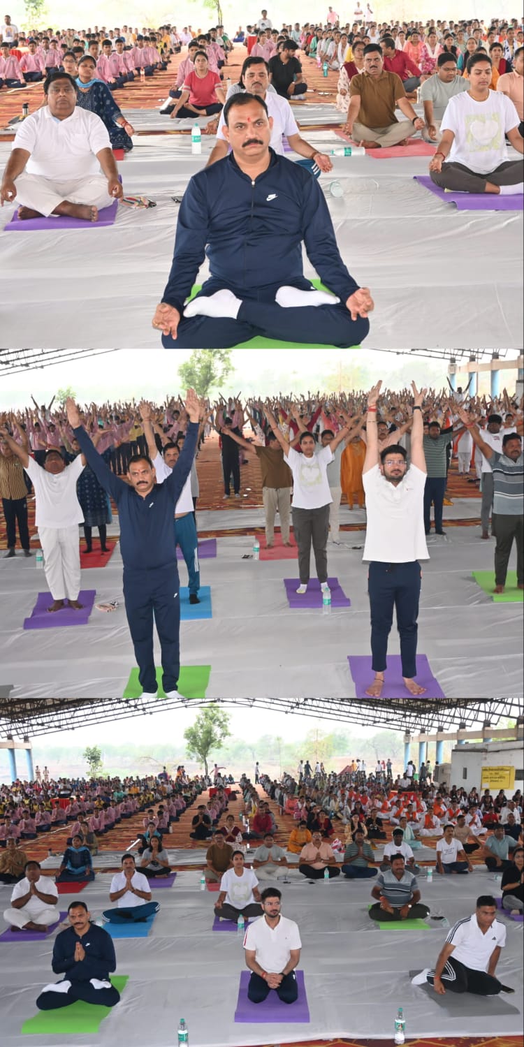 शारीरिक, मानसिक स्वास्थ्य एवं तनाव रहित जीवन का माध्यम है योग- श्याम बिहारी जायसवाल