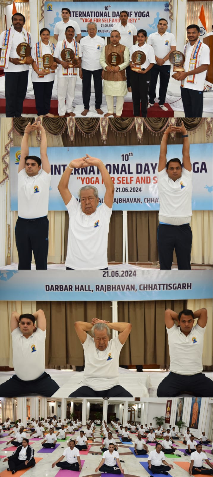 &rsquo;&rsquo;अंतर्राष्ट्रीय योग दिवस&rsquo;&rsquo;-&nbsp; राजभवन में आयोजित योग शिविर में राज्यपाल हुए शामिल