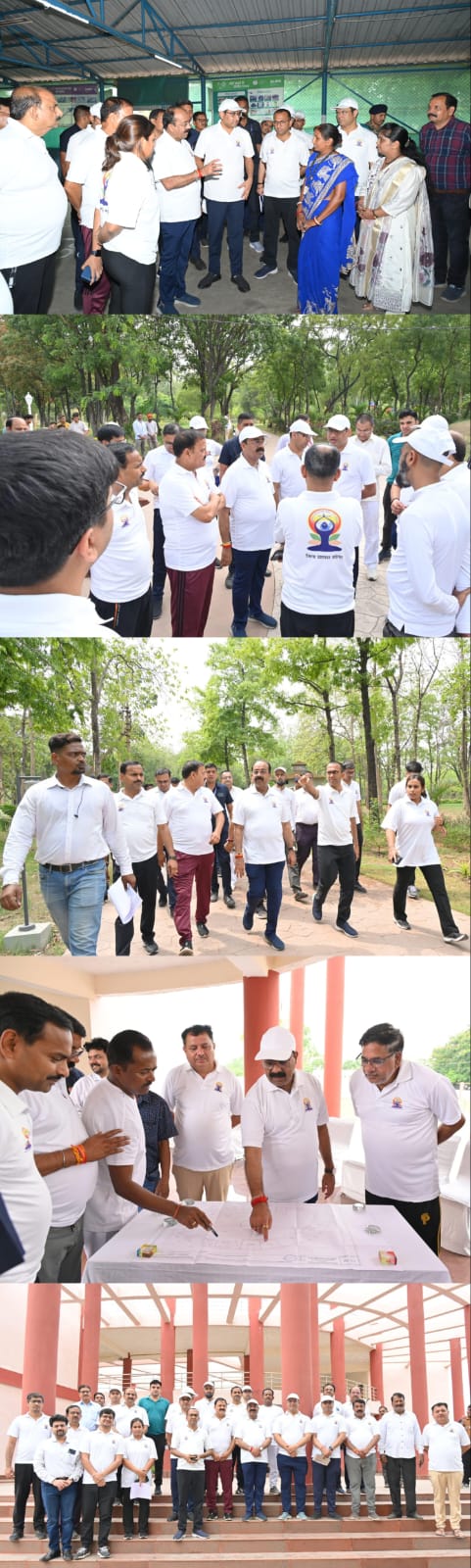 उप मुख्यमंत्री अरुण साव ने अशोक वाटिका, कन्वेंशन सेंटर, विवेकानंद परिसर और एसएलआरएम सेंटर का किया निरीक्षण