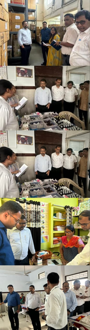 अपर मुख्य सचिव श्री पिंगुआ ने स्वास्थ्य केन्द्रों, ड्रग वेयर हाउस एवं ग्रामों का किया आकस्मिक निरीक्षण