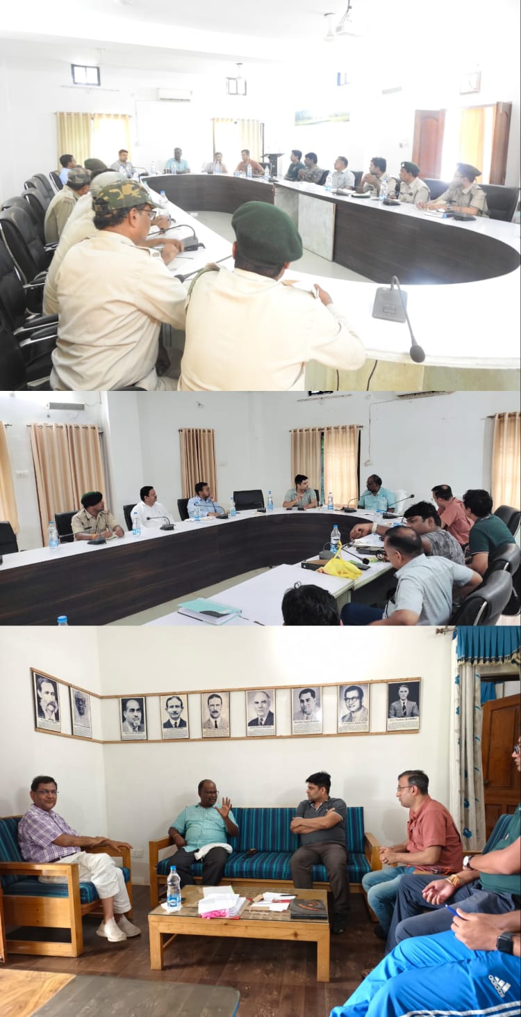 बारनवापारा अभ्यारण्य एवं सीमावर्ती वनक्षेत्र में विचरण कर कर रहे बाघ की सुरक्षा एवं मॉनिटरिंग को लेकर प्रधान मुख्य वन संरक्षक (व.प्रा.) एवं वन्यप्राणी अभिरक्षक की अध्यक्षता में बैठक संपन्न