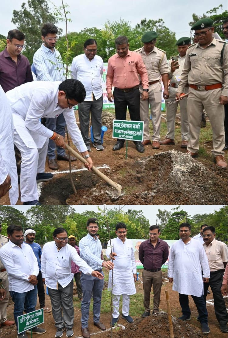 राजस्व मंत्री ने पेड़ लगाकर &lsquo;&lsquo;एक पेड़ अपनी मां के नाम अभियान&lsquo;&lsquo; की शुरुआत, स्कूलों, हॉस्पिटलों एवं आंगनबाड़ियों में अभियान चलाकर किया जाएगा वृहद वृक्षारोपण