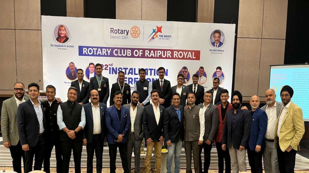 रोटरी क्लब ऑफ रायपुर रॉयल के अध्यक्ष बने संजय अग्रवाल, कहा- भाईचारे को बढ़ावा देने और समुदाय की जरूरतों को पूरा करने के लिए तत्पर हूं&hellip;