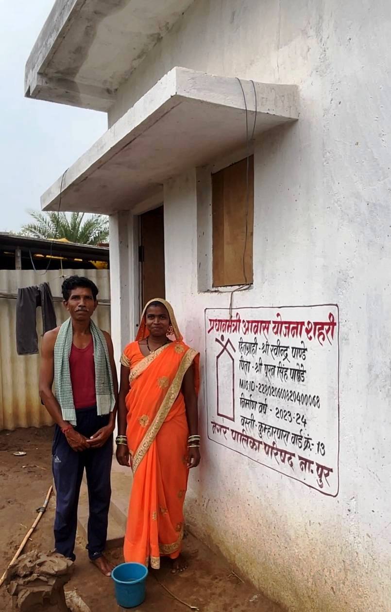 प्रधानमंत्री आवास योजना से बदली रवींद्र की तकदीर