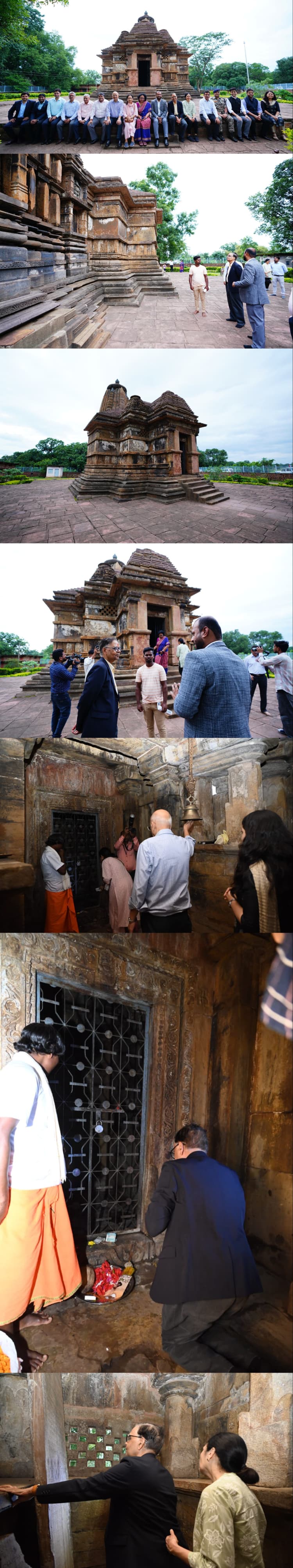 वित्त आयोग के अध्यक्ष डॉ. पनगढ़िया नारायणपाल मंदिर की वस्तुकला देखकर प्रभावित हुए, 11वीं शताब्दी के वास्तु शिल्प का उत्कृष्ट उदाहरण है नारायणपाल मंदिर