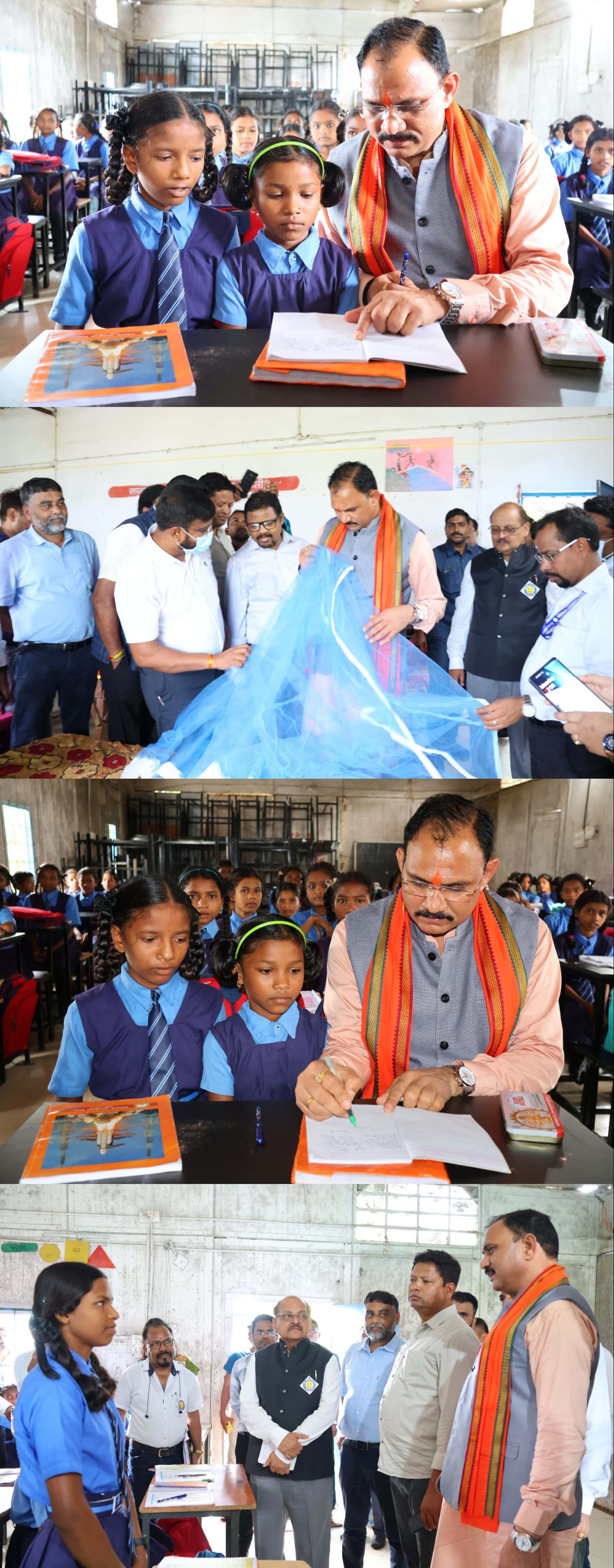 स्वास्थ्य मंत्री श्री जायसवाल ने पोटाकेबिन बीजापुर की व्यवस्थाओं का लिया जायजा