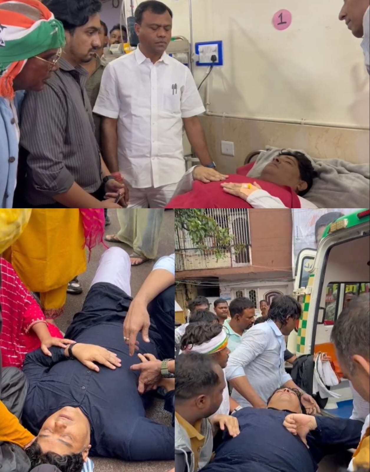 कांग्रेस के प्रदर्शन के दौरान महापौर ढेबर की बिगड़ी तबीयत, अस्पताल में हुए भर्ती, हाल जानने पहुंचे PCC चीफ दीपक बैज