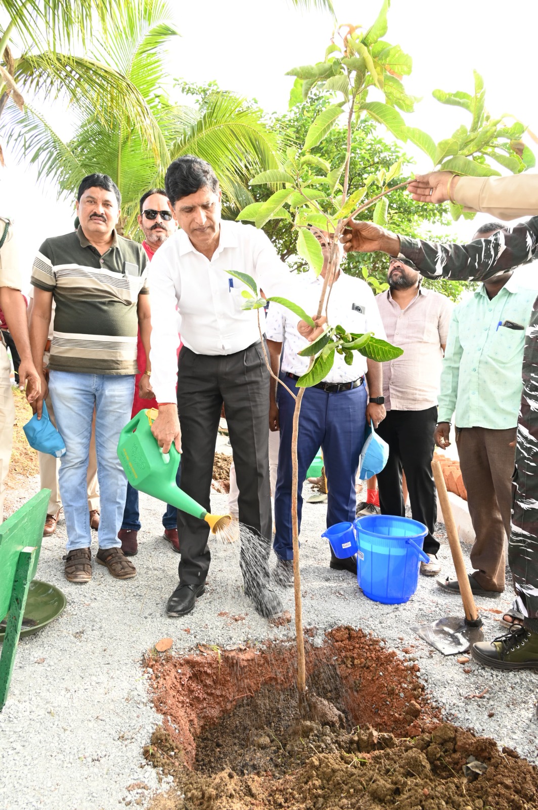 वन महानिदेशक जितेन्द्र कुमार ने &lsquo;&lsquo;एक पेड़ मां के नाम&rsquo;&rsquo; अभियान के तहत किया वृक्षारोपण, नंदनवन जंगलसफारी नवा रायपुर में महुए के पौधे का किया रोपण